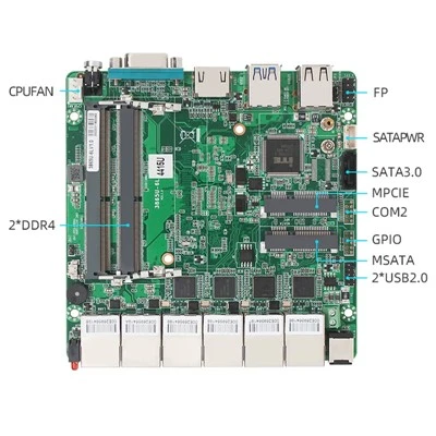 Nano ITX ugrađena matična ploča Intel 6-7 Generation ITX matična ploča